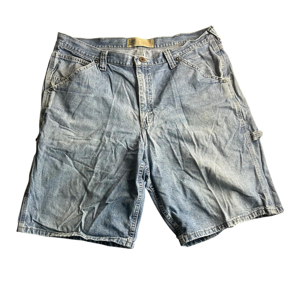 Lee Dungarees Carpenter Denim Jorts Men’s 40L Blue Utility Workwear Vintage‎ Y2K